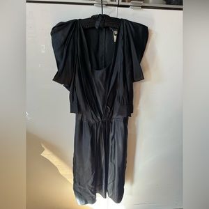 Just Cavalli black dress. Great sleeve detail. size 44. Worn once. No belt
